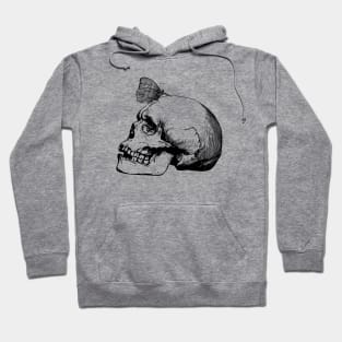 Skull with a Butterfly Hoodie